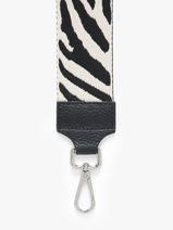 Schouderriem Zebra Milano Beige caviar CA25ZBAB-vue-porte